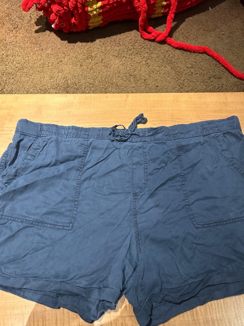 GAP Women's Blue Athletic Drawstring Shorts